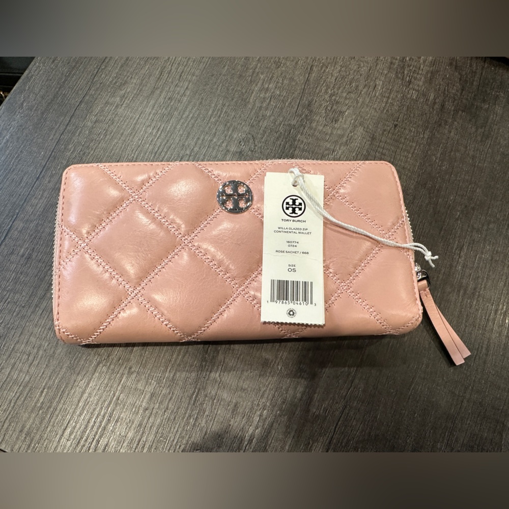 Tory Burch Willa Glazed Zip Continental Wallet